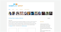 Desktop Screenshot of cosplayspot.com
