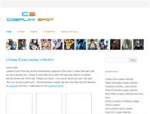 Tablet Screenshot of cosplayspot.com